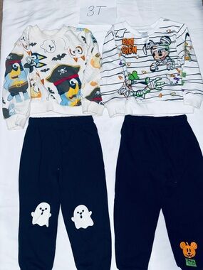 3T boys two Halloween sets